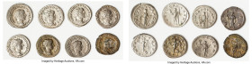 ANCIENT LOTS. Roman Imperial. Lot of eight (8) AR antoniniani. Good-Choice Fine. Includes: Eight Roman Imperial AR antoniniani, various emperors and t...
