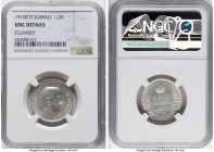 Italian Colony. Vittorio Emanuele III 1/2 Rupia 1910-R UNC Details (Cleaned) NGC, Rome mint, KM5. HID09801242017 © 2024 Heritage Auctions | All Rights...
