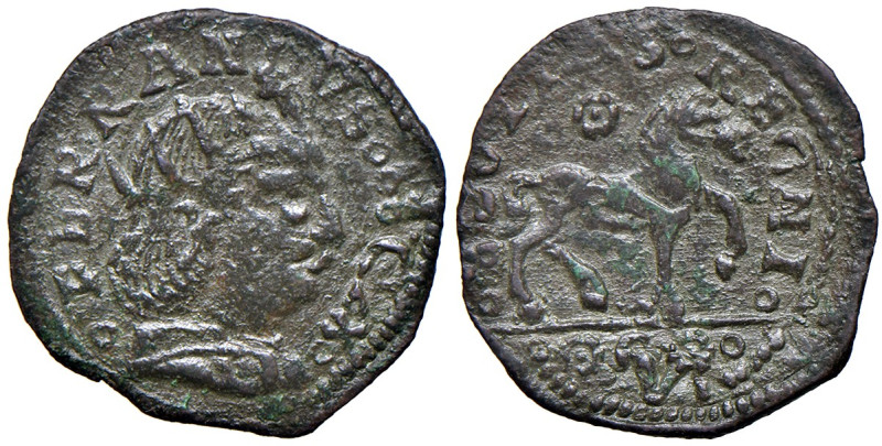 Amatrice. Ferdinando II d’Aragona (1495-1496). Cavallo AE gr. 1,15. CNI –. MEC 1...