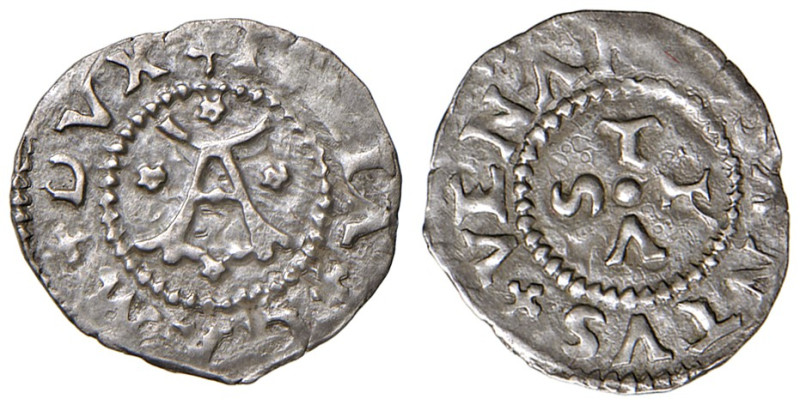 Camerino. Giulia Varano (1527-1534). Bolognino (sigla L) AG gr. 0,40. CNI 48. Be...