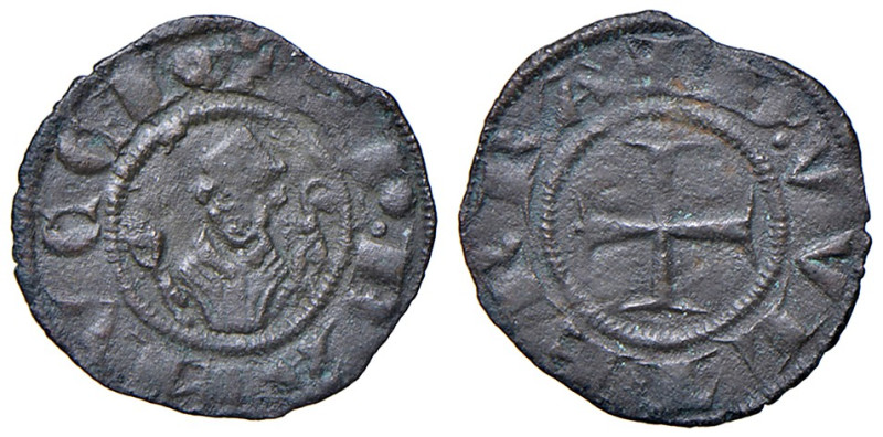 Casole. Ranuccio Allegretti vescovo (1321-1348). Denaro picciolo (dal 1322) MI g...