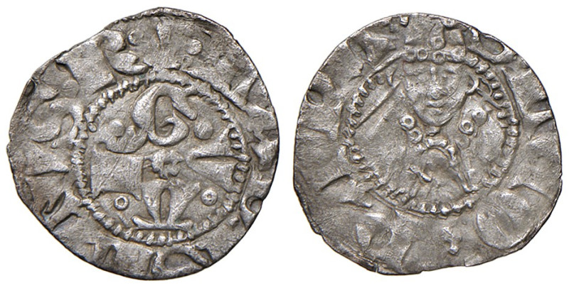 Guardiagrele. Ladislao di Durazzo (1388-1414). Bolognino AG gr. 0,50. MEC 14, –....