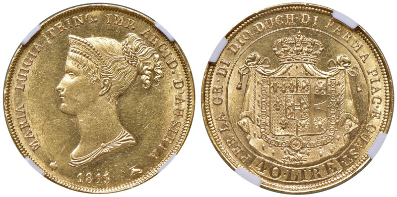 Parma. Maria Luigia d’Austria (1815-1847). Da 40 lire 1815 (Milano) AV. Pagani 1...