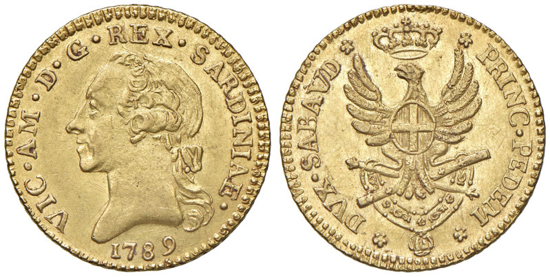 Savoia. Vittorio Amedeo III re di Sardegna (1773-1796). Doppia nuova 1789 (Torin...