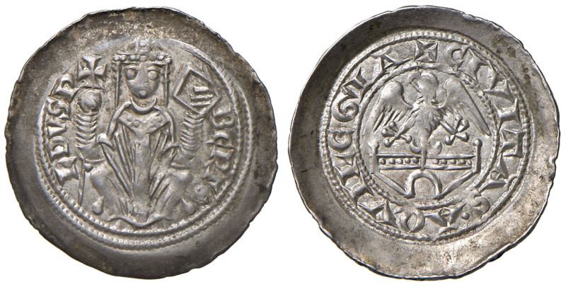 Aquileia. Bertoldo di Merania (1218-1251). Denaro AG gr. 1,14. Bernardi 15. MIR ...