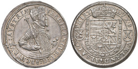 Austria. Ferdinando II d’Asburgo arciduca d’Austria (1564-1595). Tallero (Ensisheim) AG gr. 28,44. Davenport 8092. Ex asta NAC 136/2022, 453. Rara var...