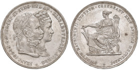 Austria. Francesco Giuseppe I d’Asburgo-Lorena imperatore (1848-1916). Da 2 gulden 1879 (Vienna) AG. Herinek 824. SPL