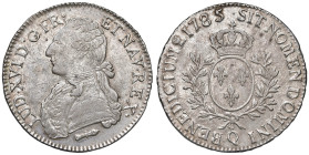 Francia. Luigi XVI (1774-1792). Scudo 1785-Q (Perpignan) AG gr. 29,50. Duplessy 1708. Davenport 1333. q.SPL