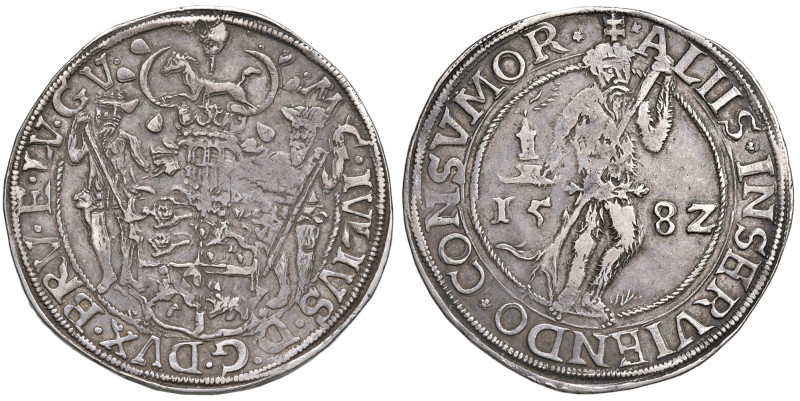 Germania. Braunschweig. Julius (1568-1589). Tallero 1582 (Goslar) AG gr. 29,14. ...