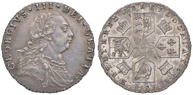 Gran Bretagna. Giorgio III (1760-1820). Da 6 pence 1787 AG gr. 3,00. Spink 3749. SPL