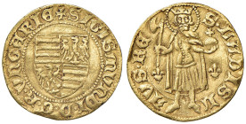 Ungheria. Sigismondo di Lussemburgo (1387-1437). Fiorino 1387-1389 (Kaschau; segno: gigli) AV gr. 3,51. Huszár 572. Gyöngyössy 101a. Friedberg 9. BB...