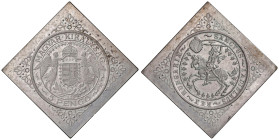 Ungheria. Miklós Horthy de Nagybánya (1920-1944). Da 5 pengo 1929 klippe AG. Huszar 2307. q.FDC