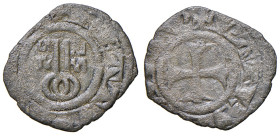 Sede Vacante 20 novembre 1268 – 1 settembre 1271 (Camerlengo card. Pietro di Montebruno). Viterbo. Denaro paparino MI gr. 0,48. Muntoni 2. Berman 164....