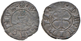 Bonifacio IX (1389-1404). Fermo. Quattrino MI gr. 0,95. Muntoni 9. Berman 242. MIR 252 (questo esemplare illustrato). Bellesia Fermo 1/B (questo esemp...