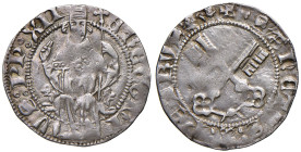 Gregorio XII (1406-1415). Roma. Grosso AG gr. 2,48. Muntoni 1. Berman 253. MIR 264/1. Molto raro. BB