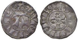 Eugenio IV (1431-1447). Ascoli. Bolognino AG gr. 1,00. Muntoni 25. Berman 310. Mazza 83/85. MIR 312/1. Molto raro. BB