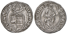 Alessandro VI (1492-1503). Ancona. Terzo di grosso o agontano AG gr. 1,00. Muntoni 25. Berman 539. Dubbini-Mancinelli pag. 78. MIR 537/2 (zecca della ...