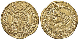 Giulio II (1503-1513). Roma. Fiorino di camera AV gr. 3,38. Muntoni 15. Berman 562. MIR 552/1. Fondi lucenti, SPL