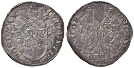 Giulio II (1503-1513). Roma. Giulio (segno Banco Fugger) AG gr. 3,81. Muntoni 25. Berman 571. MIR 559/2. Lievi debolezze di conio, altrimenti q.SPL