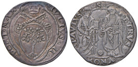 Giulio II (1503-1513). Roma. Giulio AG gr. 3,29. Muntoni 28. Berman 574. MIR 561/1. Bellissima patina, q.SPL