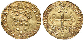 Clemente VII (1523-1534). Bologna. Scudo del sole 1533-1534 (armetta card. Innocenzo Cybo legato) AV gr. 3,36. Muntoni 104. Berman 874. Chimienti 281....