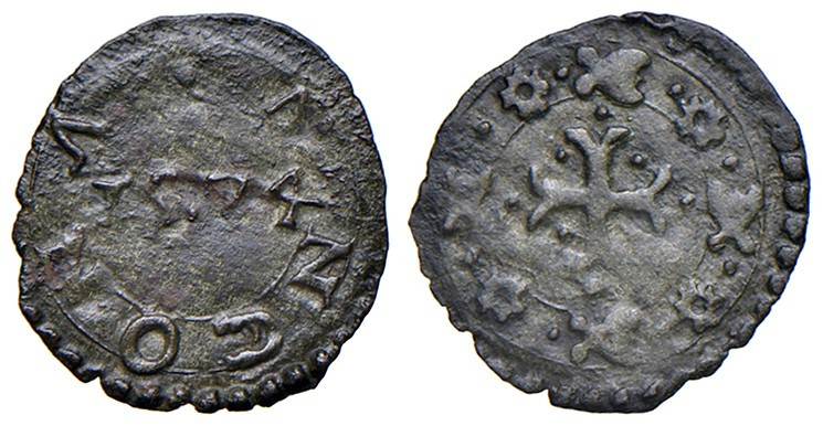 Gregorio XIII (1572-1585). Ancona. Mezzo quattrino 1574 MI gr. 0,18. Muntoni 337...