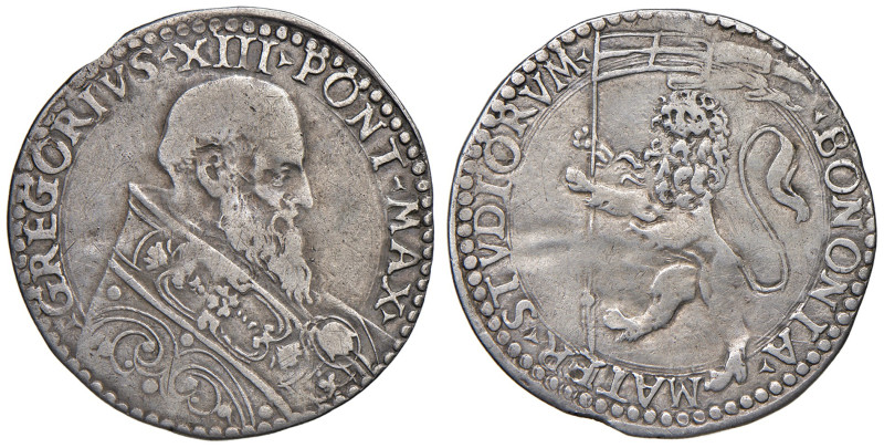 Gregorio XIII (1572-1585). Bologna. Bianco AG gr. 4,57. Muntoni 360. Berman 1248...