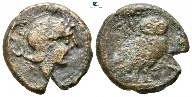 Apulia. Tiati circa 275-225 BC. 
Bronze Æ

18 mm., 5,41 g.



very fine