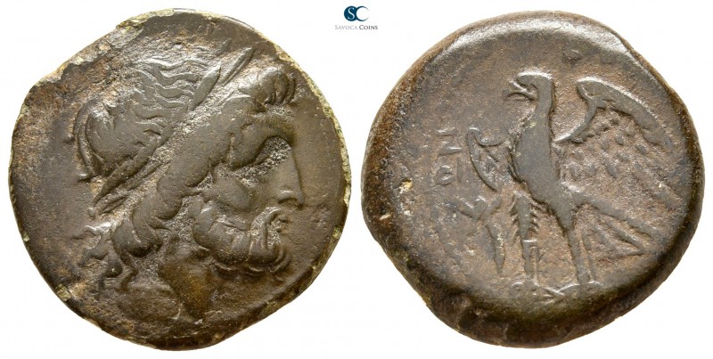 Bruttium. The Brettii 214-211 BC. 
Bronze Æ

21 mm., 5,70 g.



very fine...