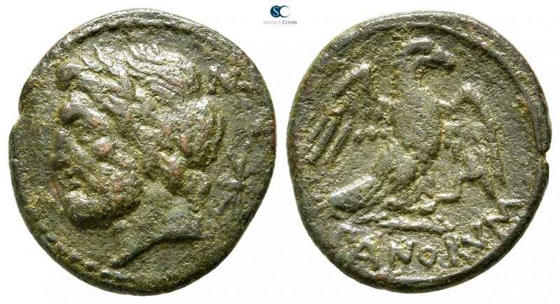 Sicily. Akragas 250-200 BC. 
Bronze Æ

17 mm., 3,03 g.



very fine