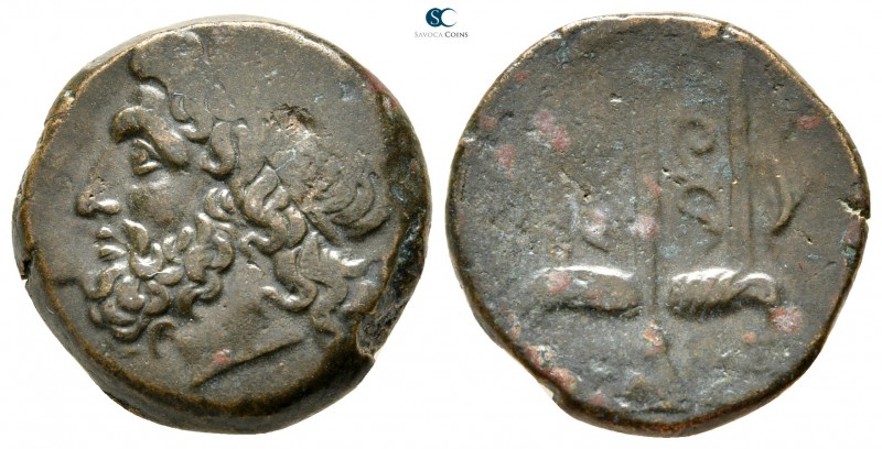 Sicily. Syracuse. Hieron II 275-215 BC. 
Bronze Æ

18 mm., 7,01 g.



nea...