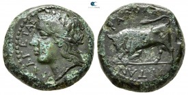 Sicily. Tauromenion circa 350-300 BC. Bronze Æ