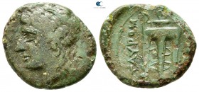 Sicily. Tauromenion circa 336-317 BC. Bronze Æ