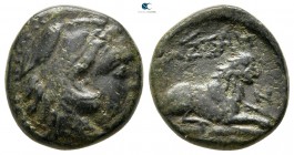 Kings of Macedon. Pella or Amphipolis. Kassander 317-305 BC. Bronze Æ