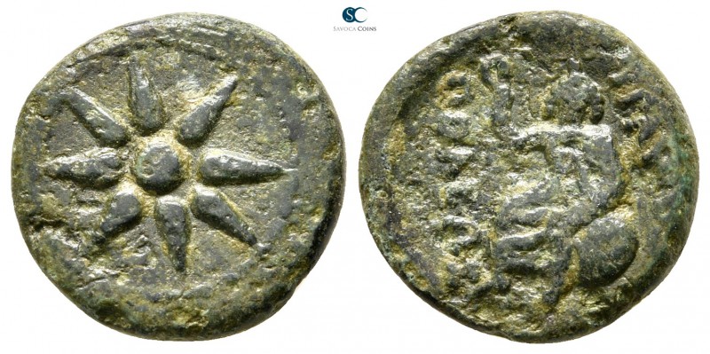 Macedon. Uranopolis 300-290 BC. 
Bronze Æ

16 mm., 3,19 g.



very fine