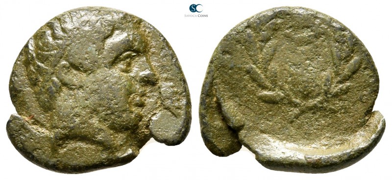 Thrace. Agathopolis 300-250 BC. 
Bronze Æ

15 mm., 1,96 g.



fine