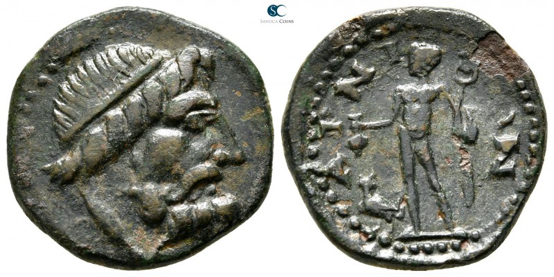 Thrace. Ainos 200-100 BC. 
Bronze Æ

22 mm., 4,93 g.



very fine