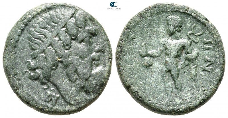 Thrace. Ainos 200-100 BC. 
Bronze Æ

23 mm., 8,01 g.



very fine