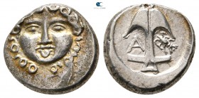 Thrace. Apollonia Pontica circa 350 BC. Drachm AR