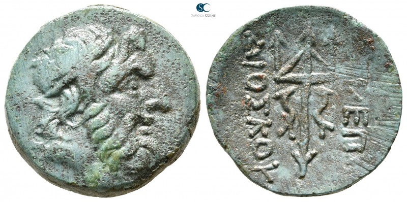Thrace. Byzantion 240-220 BC. 
Bronze Æ

22 mm., 7,83 g.



very fine