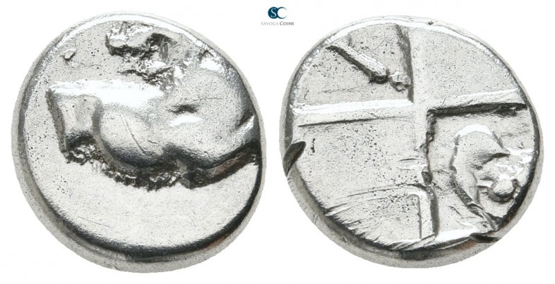 Thrace. Chersonesos 386-338 BC. 
Hemidrachm AR

13 mm., 2,41 g.



very f...