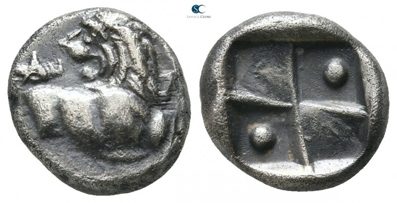 The Thracian Chersonese. Chersonesos 386-338 BC. 
Hemidrachm AR

13 mm., 2,38...
