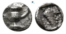 Thraco Macedonian Region. Uncertain mint circa 600-400 BC. Hemiobol (?) AR