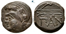 The Tauric Chersonese. Pantikapaion 304-250 BC. Bronze Æ