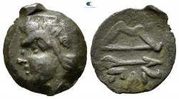 The Tauric Chersonese. Pantikapaion 304-250 BC. Bronze Æ
