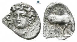 Thessaly. Larissa 356-342 BC. Obol AR