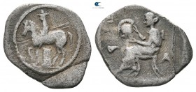 Thessaly. Perrhaebi circa 450-400 BC. Trihemiobol AR