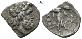 Thessaly. Thessalian League circa 150-100 BC. Hemidrachm AR