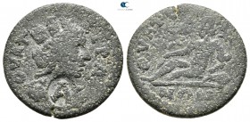 Lydia. Thyateira  . Pseudo-autonomous issue circa AD 220-235. Time of Elagabalus to Severus Alexander. Bronze Æ