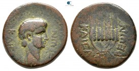 Lydia. Tralleis (as Caesarea). Nero AD 54-68. Bronze Æ
